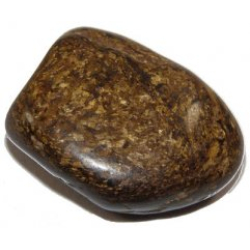 Bronzite tumble stone